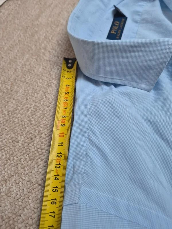 Pastel Blue Polo Ralph Lauren Oxford Shirt Size 16 – photo 9